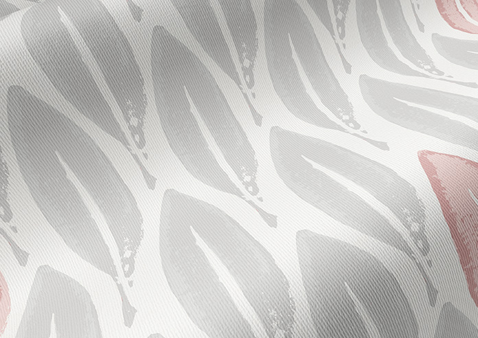 Leafy Print, Pink Splash - Twist&Fit Roller Blind - Image 4